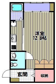 クリプトメリア 間取り図