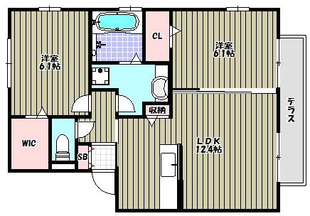 アンジュール 間取り図
