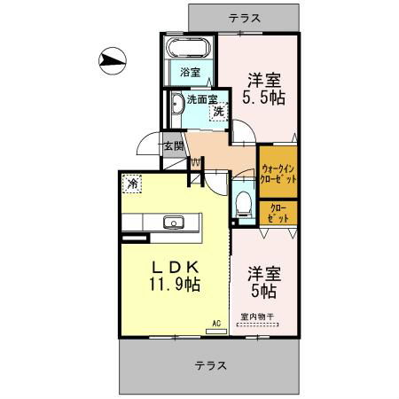 ファミリア金剛 間取り図