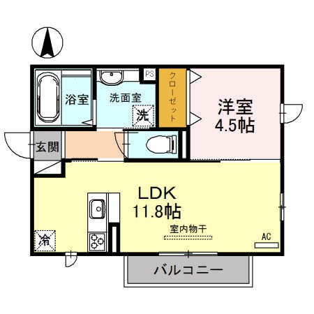 プチ　アングル 間取り図