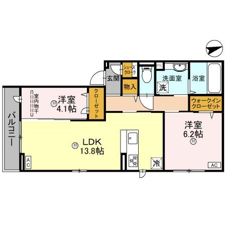 ラ・メゾン・プラム 間取り図