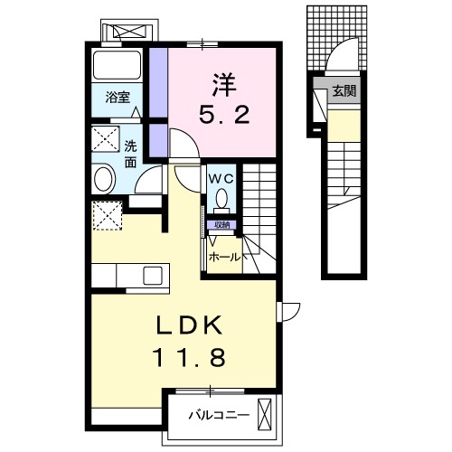 エアリー　ヒル原町 間取り図