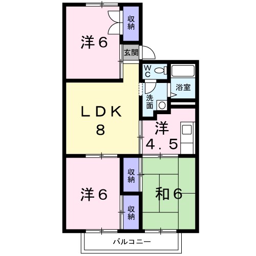 グランメール須田 間取り図