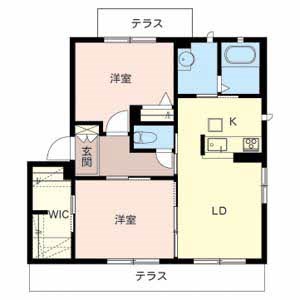 パークアベニュー参番館 間取り図