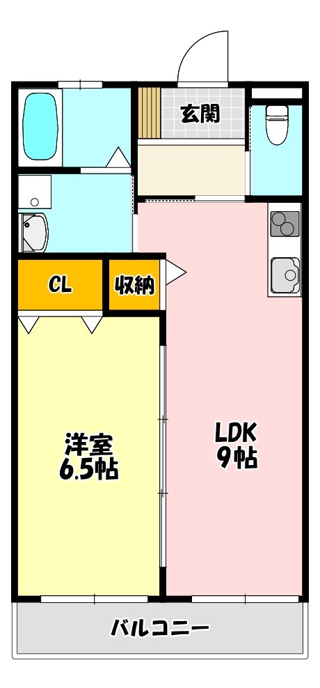 メゾンClover 間取り図