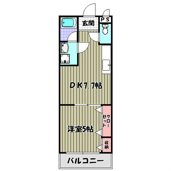 フジパレス草尾 間取り図