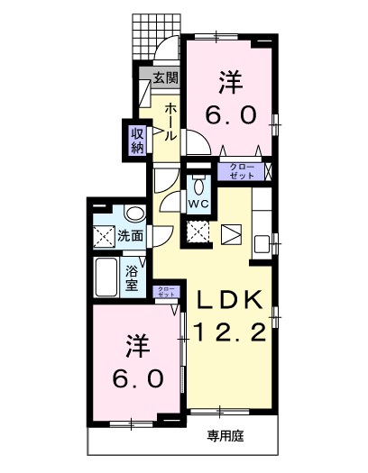 ソレイユ　和泉中央Ⅱ 間取り図