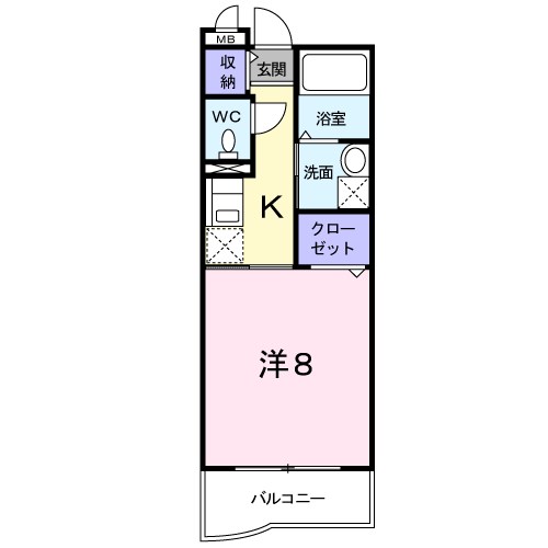 ソレイユ 間取り図