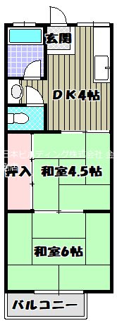 ハイツ高倉台 間取り図