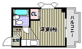 パウゼ河内長野駅前 間取り図