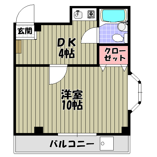 ハイツスミトク 間取り図