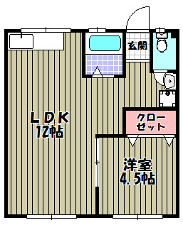 川端マンション 間取り図