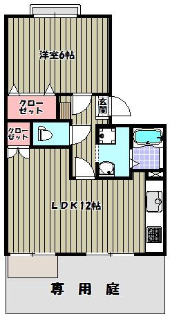 タウニィハイツ金剛 間取り図