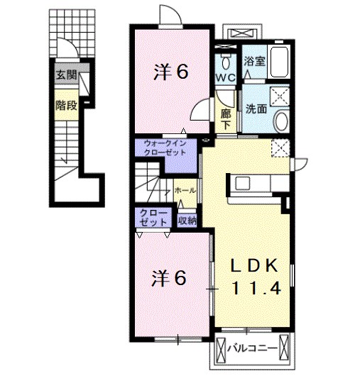 プラシード・カーサ 間取り図