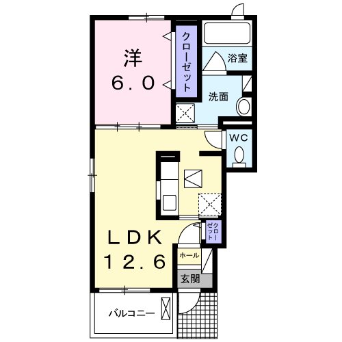 クラルテ　M 間取り図