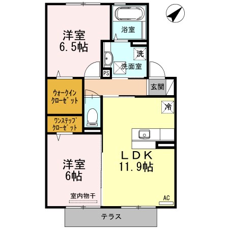 アンジュール 間取り図