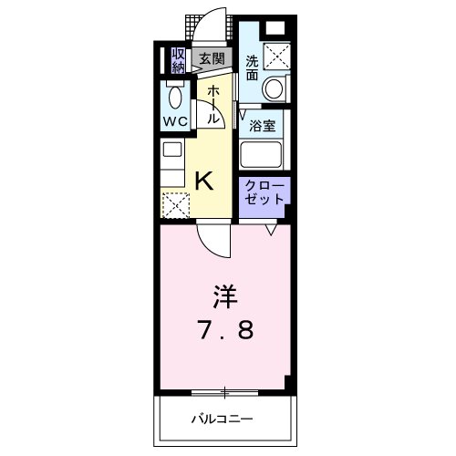 フェリスウラタ 間取り図