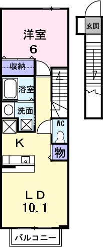 ウエストフィールド 間取り図