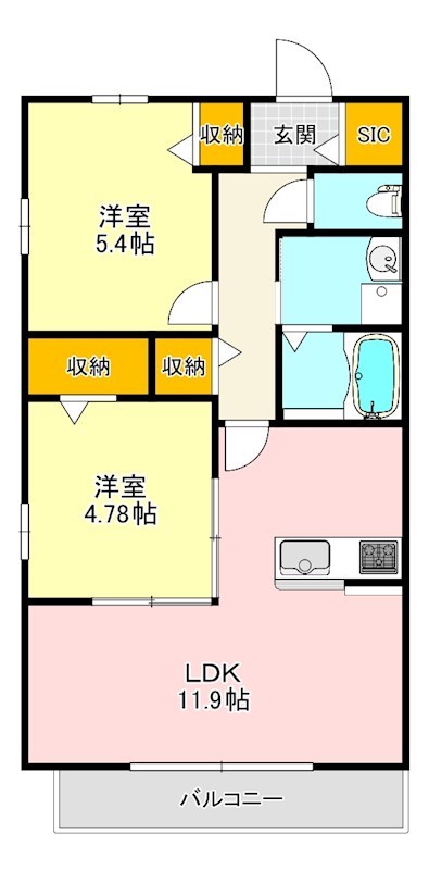 Grand Nord Ⅰ  間取り図
