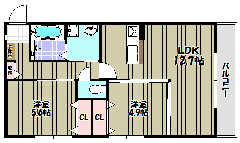 マノワール 間取り図