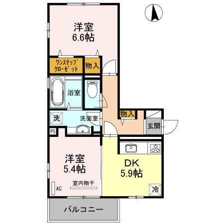 モア・サンハイム 間取り図