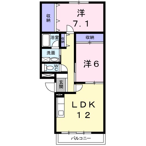 ソレアード・ニシキ 間取り図