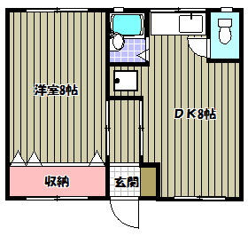美津屋マンション 間取り図