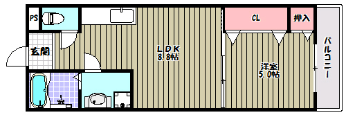 サンライズ中野 間取り
