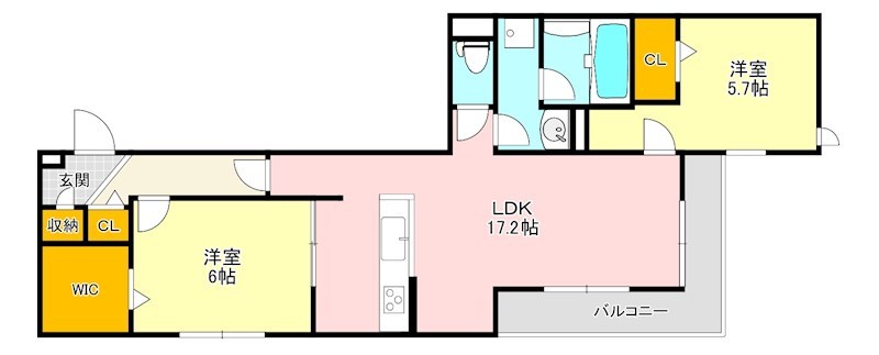 D-residence西野A棟 間取り図