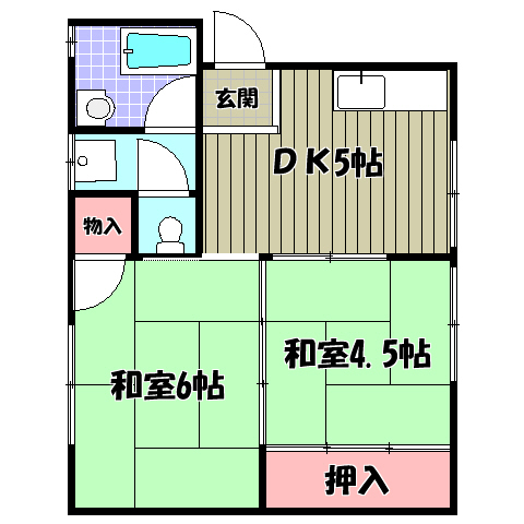 虹ヶ丘マンション 間取り図