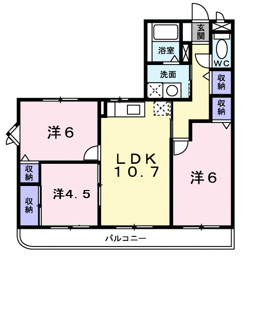 ローレルハイツ 間取り図