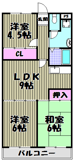 アミール西野 間取り図