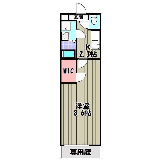 エステ・ラグーナ八番館 間取り図