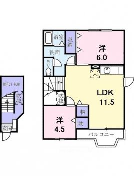 エスポワールパレス 間取り図