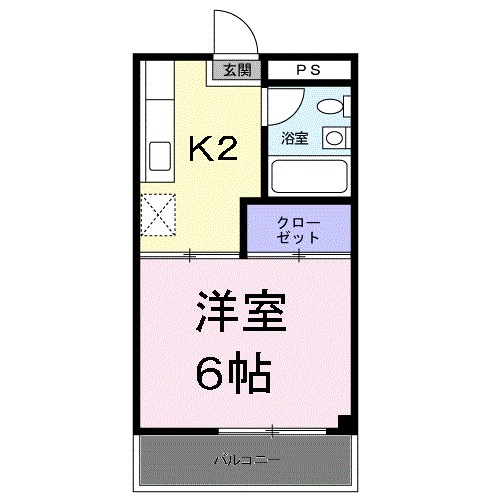 光ハイツ・杉本 間取り