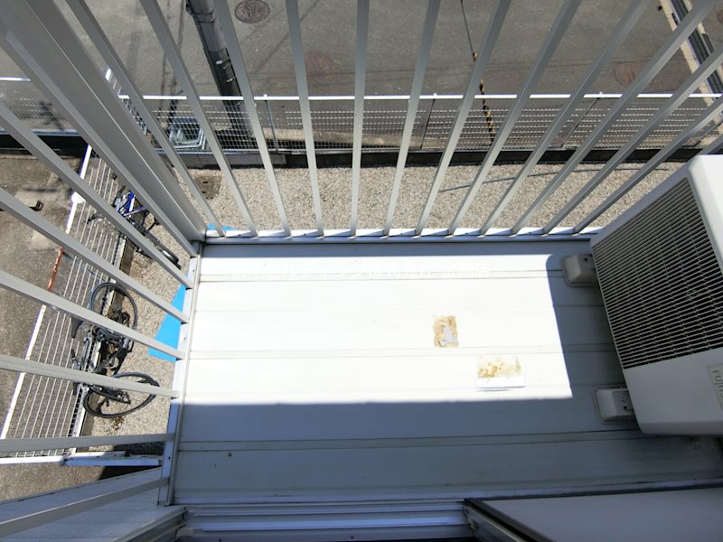 光ハイツ・杉本 ベランダ