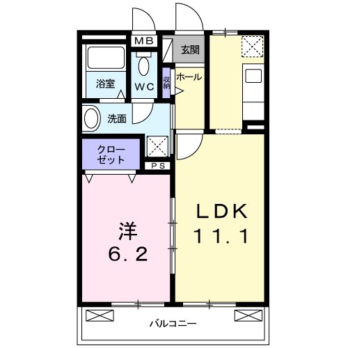 アミティエⅠ 間取り図