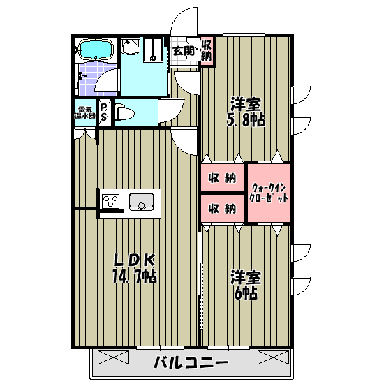 トゥール　ブランシュM＆M Ⅰ 間取り図