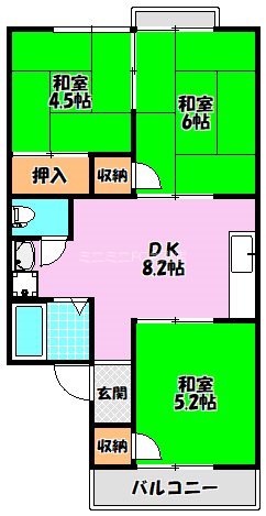 ラ・カルディア 間取り図