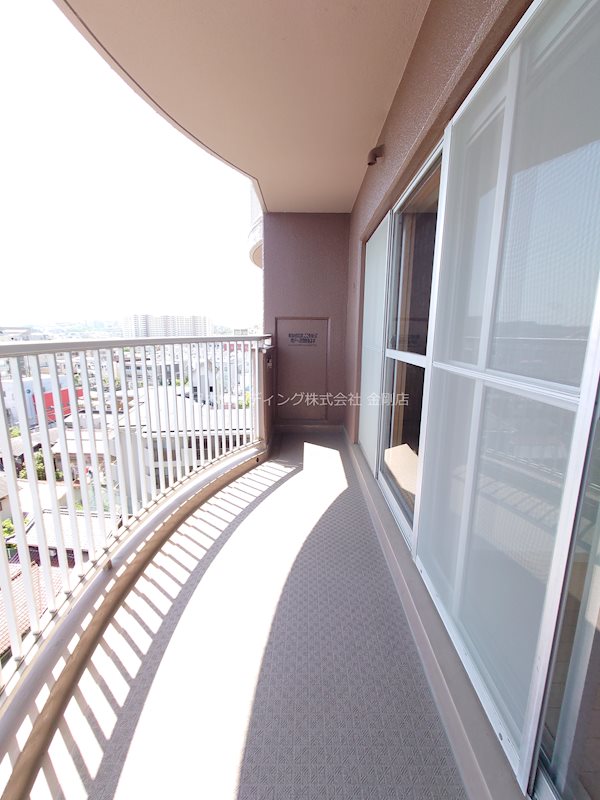 狭山レークハイツ2棟 ベランダ