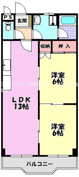 グリーンハイツ須賀 間取り図