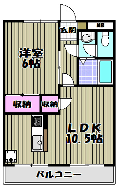 第２山内マンション 間取り図