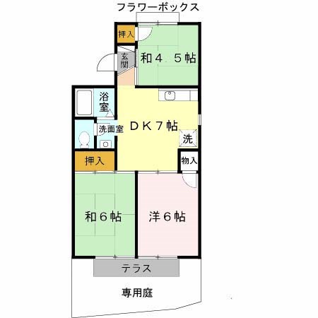 カサ・デ・ソル 間取り図