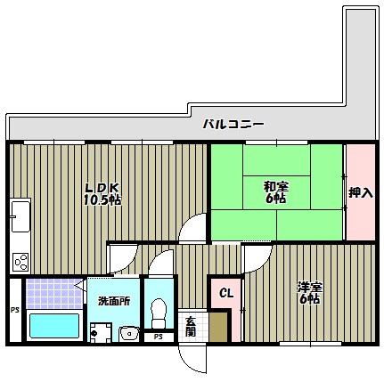 リビオ金剛 間取り図