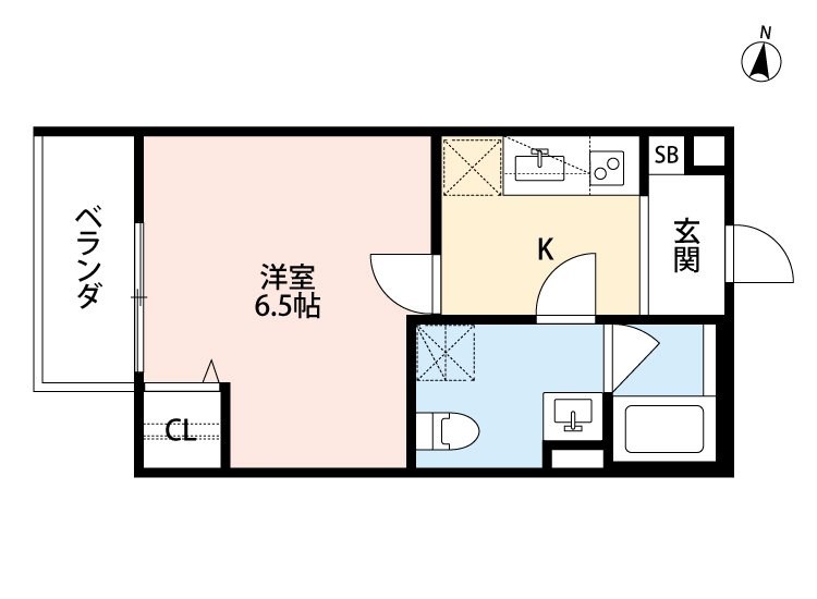 T.A北野田Ⅱ 間取り図