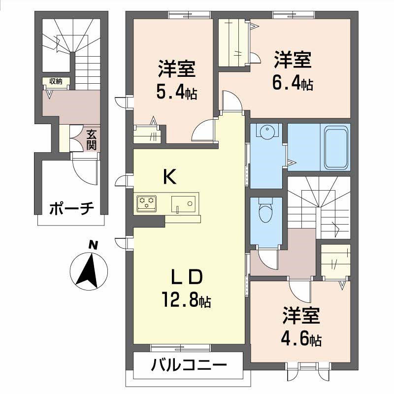 シャーメゾン・リラフォート 間取り図