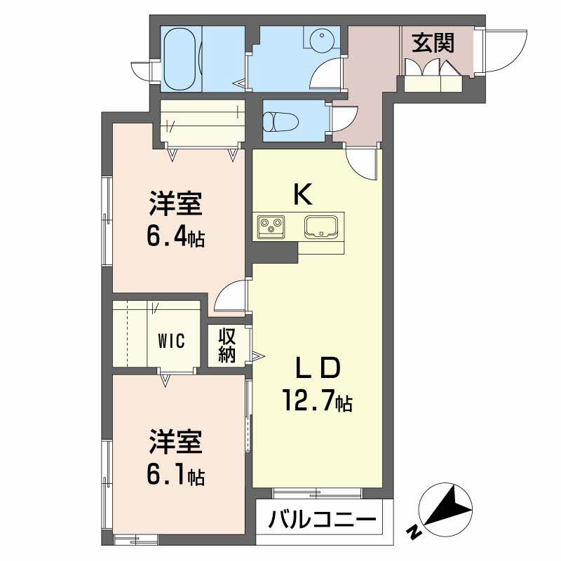 シャーメゾンレグルス 間取り図