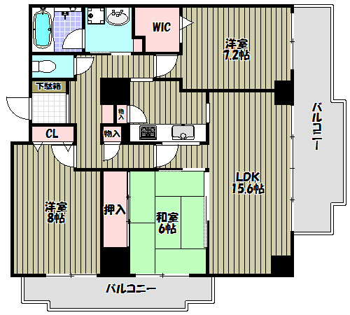 プレヴィア和泉中央１番館 間取り