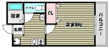 サンハイム千代田Ⅱ 間取り図