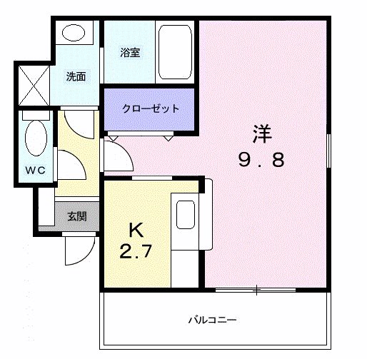 ソレアード本町 間取り図